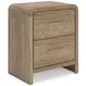 Dovander Warm Natural Brown Youth Panel Bedroom Set