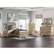 Fenderport Tan Rectangular Dresser Mirror