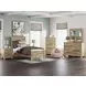 Fenderport Tan Youth Panel Bedroom Set with Storage Footboard