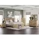 Fenderport Tan King Panel Bed with Storage Footboard