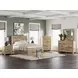 Allihauser Tan Dresser and Mirror
