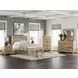 Fenderport Tan Full Panel Bed with 2 Side Drawer Storage