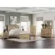 Fenderport Tan Full Panel Bed with Storage Footboard