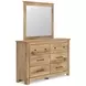 Fenderport Tan Youth Panel Bedroom Set with Storage Footboard
