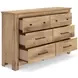 Fenderport Tan Panel Bedroom Set with Storage Footboard