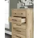 Fenderport Tan 5 Drawer Chest