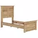 Fenderport Tan Twin Panel Bed
