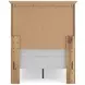 Fenderport Tan Twin Panel Bed