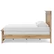 Fenderport Tan Queen Panel Bed