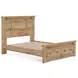 Fenderport Tan Panel Bedroom Set with Storage Footboard