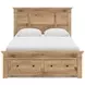 Fenderport Tan Panel Bedroom Set with Storage Footboard