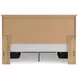 Fenderport Tan King Panel Bed with 4 Side Drawer Storage