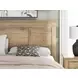 Fenderport Tan King Panel Bed with 2 Side Drawer Storage