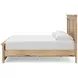 Fenderport Tan King Panel Bed with 2 Side Drawer Storage