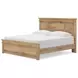 Fenderport Tan King Panel Bed
