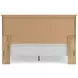 Fenderport Tan King Panel Bed