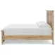 Fenderport Tan King Panel Bed