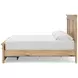 Fenderport Tan King Panel Bed with Storage Footboard