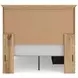 Fenderport Tan Full Panel Bed with Storage Footboard and 2 Side Drawer