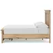 Fenderport Tan Full Panel Bed with Storage Footboard