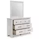 Fenderport Whitewash 6 Drawer Dresser