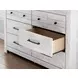 Fenderport Whitewash 6 Drawer Dresser
