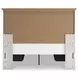 Allihauser Whitewash Full Panel Bed with 4 Side Drawer Storage