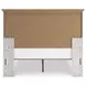 Allihauser Whitewash King Panel Bed with Storage Footboard