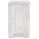 Fenderport Whitewash 2 Drawer Nightstand with USB Charging