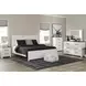 Gerridan White and Gray 6 Drawer Dresser with Rectangular Mirror