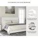 Gerridan White And Gray King Panel Bed