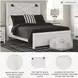 Gerridan White Queen Panel Bed