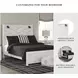 Gerridan White Queen Panel Bed