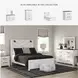 Gerridan White Queen Panel Bed