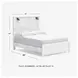 Gerridan White Queen Panel Bed