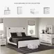 Gerridan White King Panel Bed