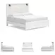 Gerridan White King Panel Bed