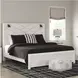Gerridan White King Panel Bed