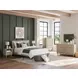 Cielden Brown and Beige 6 Drawer Dresser with Rectangular Mirror
