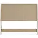 Cielden Brown and Beige Queen Panel Headboard