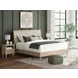Cielden Brown and Beige King Panel Headboard