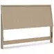 Cielden Brown and Beige King Panel Headboard