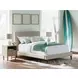 Cielden Soft Gray Full Upholstered Panel Bed