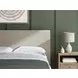 Cielden Soft Gray Queen Upholstered Panel Bed