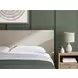 Cielden Soft Gray King Upholstered Panel Bed