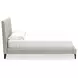 Cielden Soft Gray King Upholstered Panel Bed