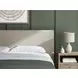 Cielden Soft Gray California King Upholstered Panel Bed