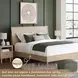 Cielden Tan King Panel Bed