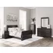 Huey Vineyard Black 6 Drawer Dresser and Rectangular Mirror