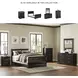 Huey Vineyard Black Full Sleigh Bed